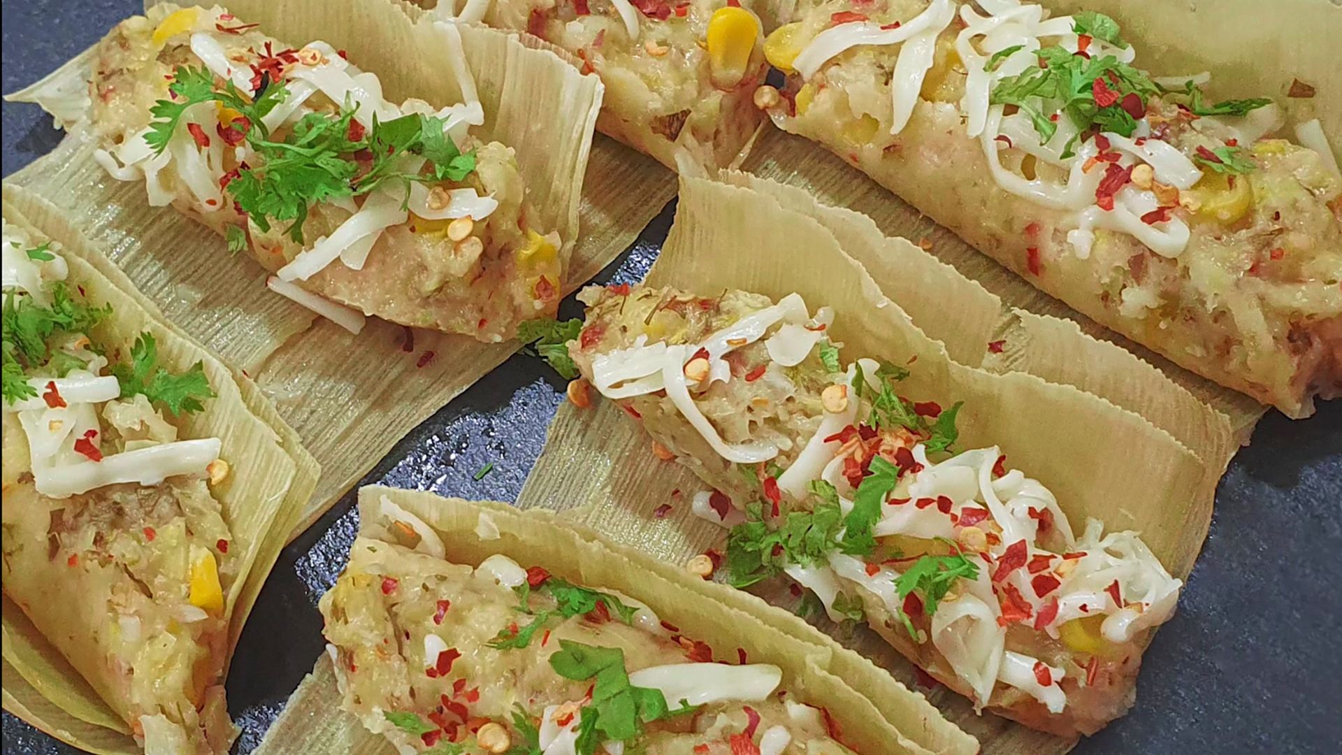 You are currently viewing बिना तले हेअल्थी मेक्सिकन तमाले नाश्ता | Mexican Tamale Easy Snacks Recipe Idea